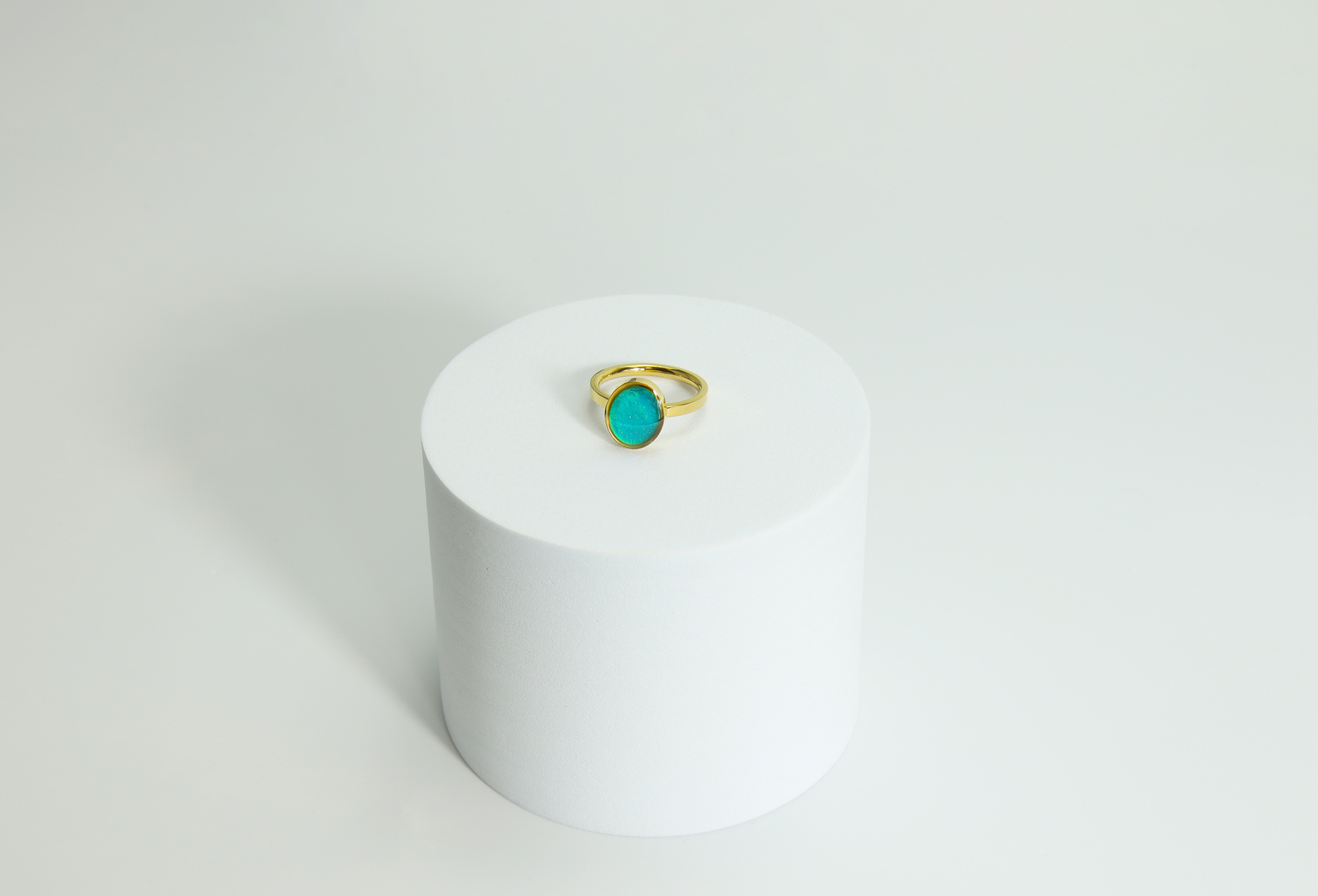 18k Gold PVD Stainless Steel Mood Ring