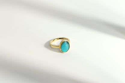 18k Gold PVD Stainless Steel Mood Ring