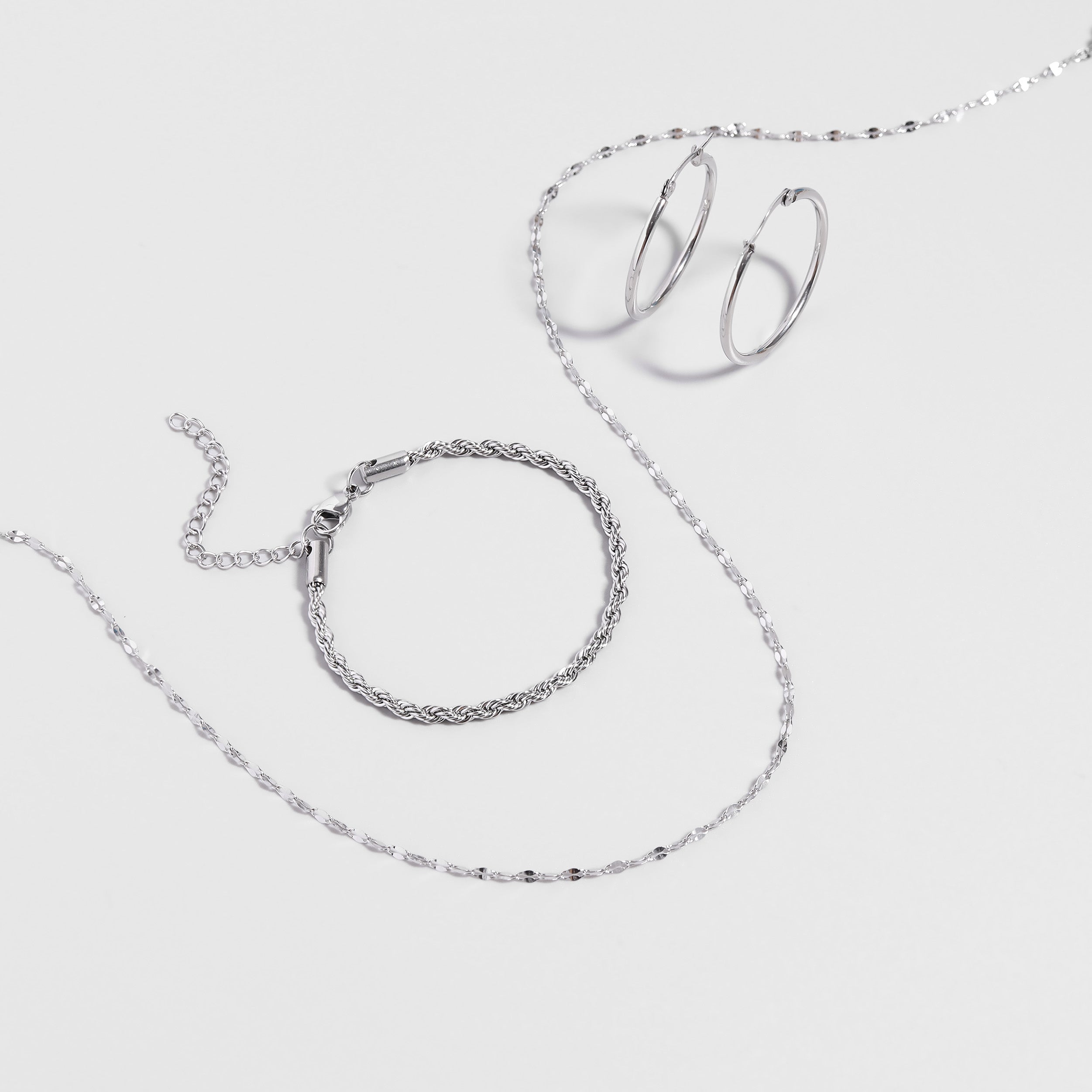18K Gold PVD Stainless Steel Lip Chain Necklace