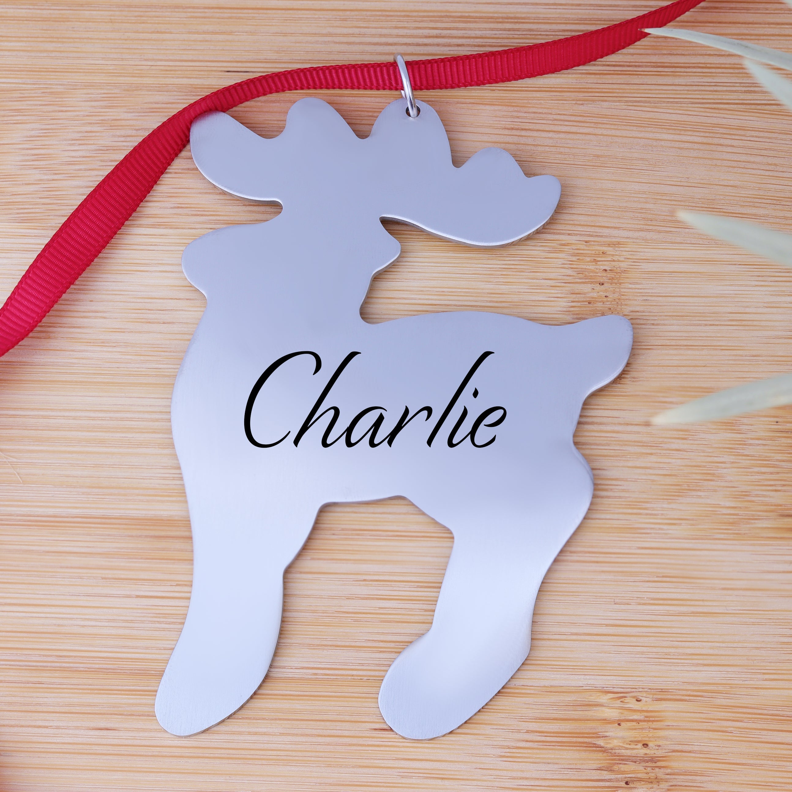 Stainless Steel Engravable Blank Holiday Ornament Bundle