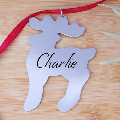 Stainless Steel Engravable Blank Holiday Ornament Bundle