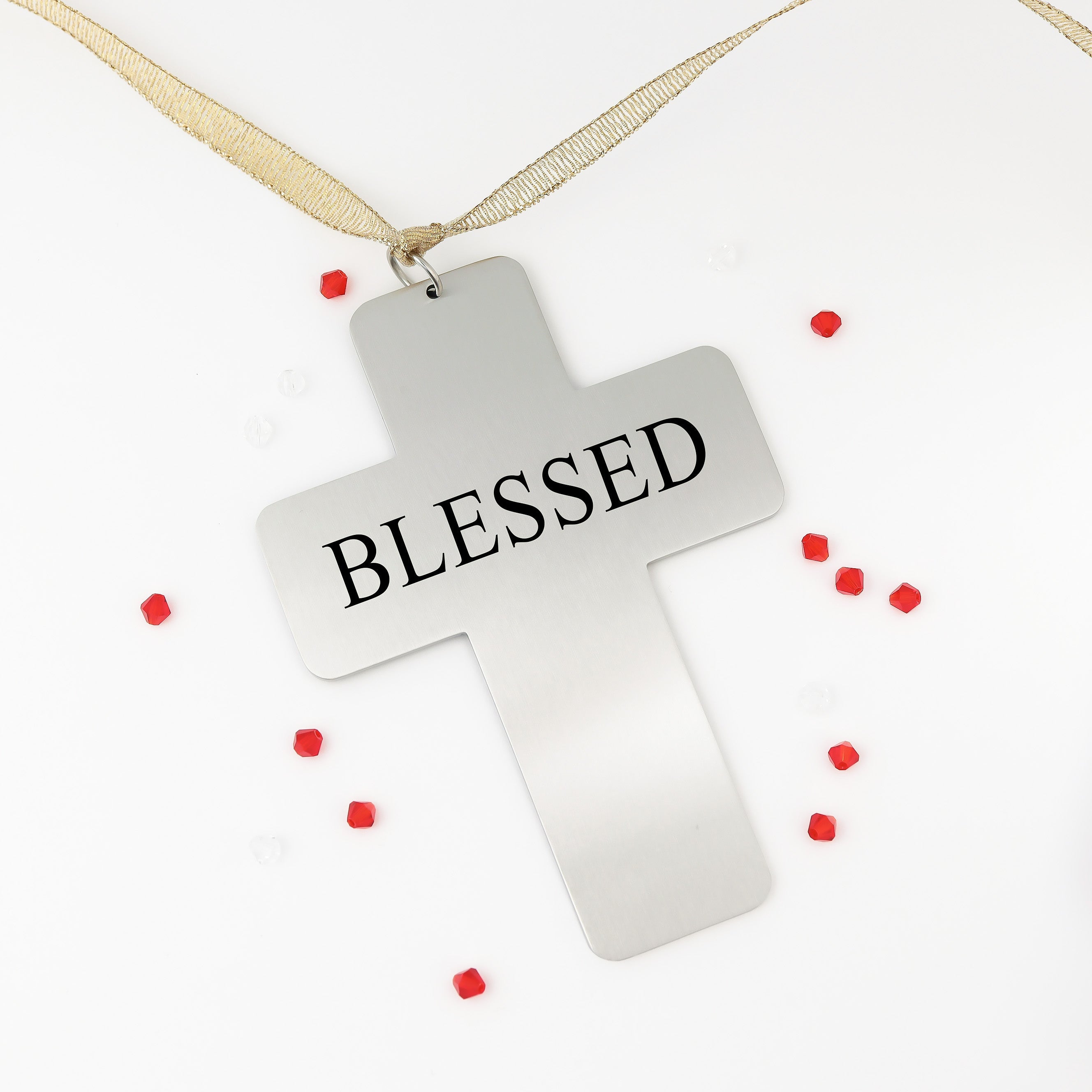 Stainless Steel Engravable Blank Holiday Ornament Bundle