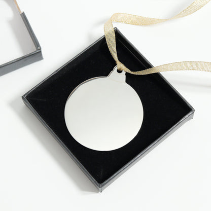 Stainless Steel Engravable Blank Holiday Ornament Bundle