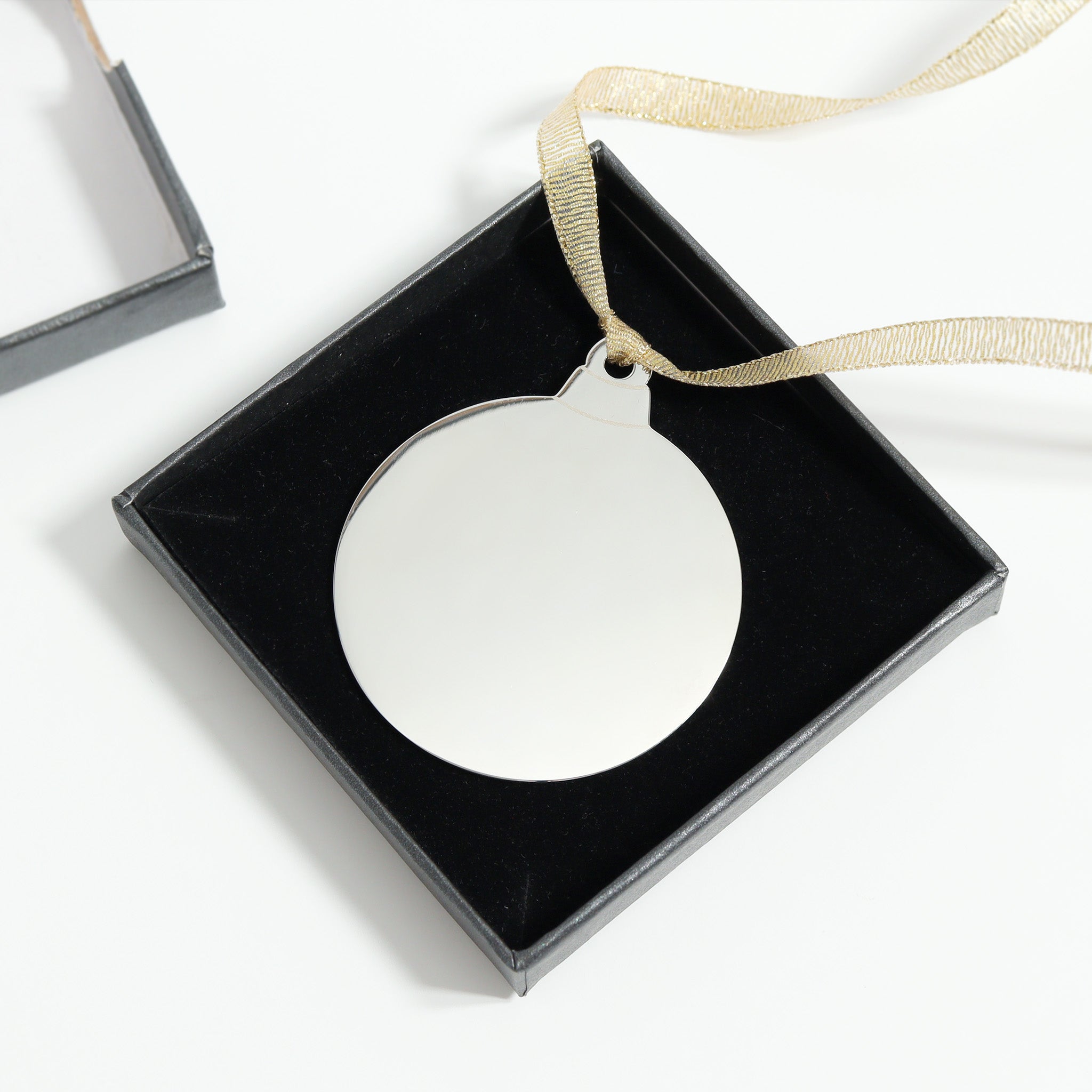 Stainless Steel Blank Christmas Bauble Globe Blank Ornament