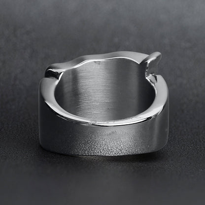 Stainless Steel USA Flag Ring