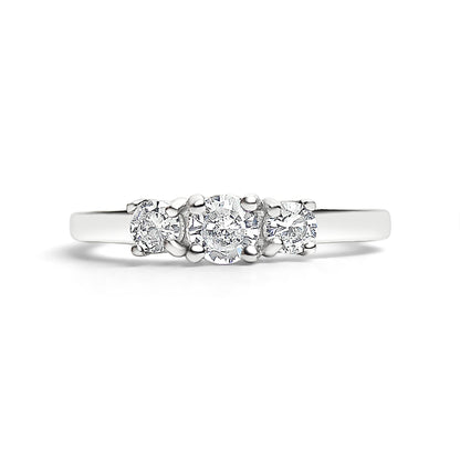 Stainless Steel Small CZ Accent Birthstone Ring