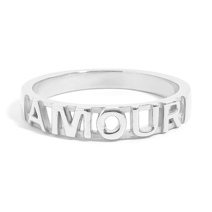 18K Gold PVD Stainless Steel Amour Stacking Ring