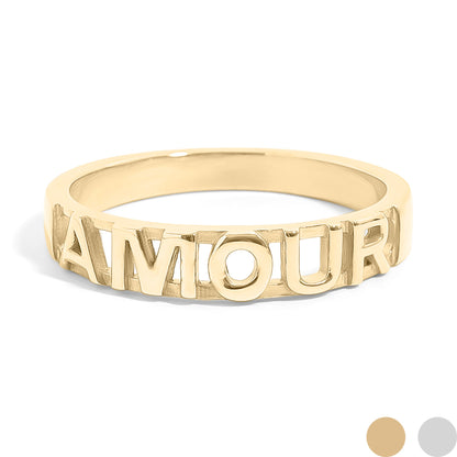 18K Gold PVD Stainless Steel Amour Stacking Ring