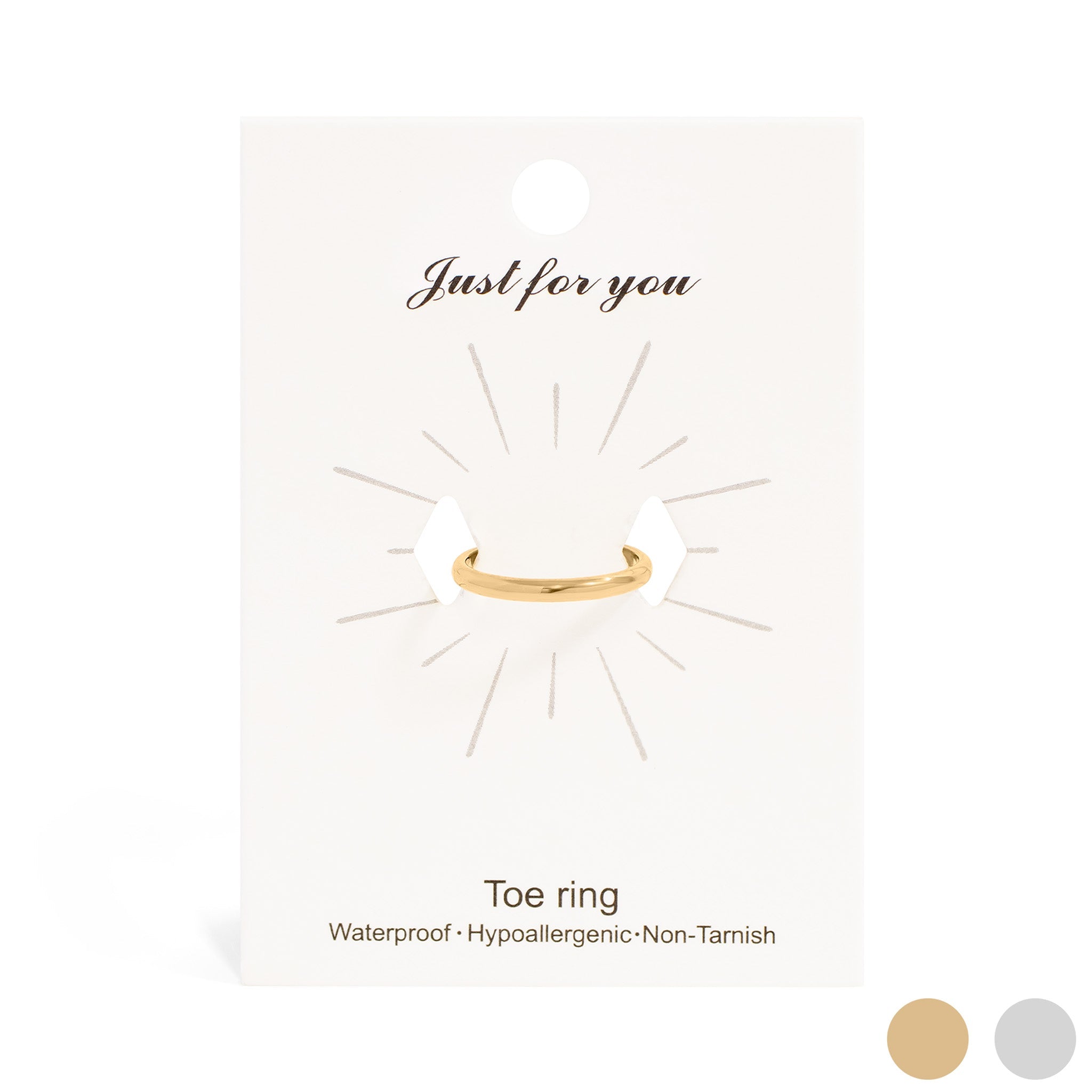 18K Gold PVD Stainless Steel Toe Ring