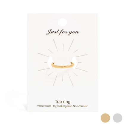 18K Gold PVD Stainless Steel Toe Ring