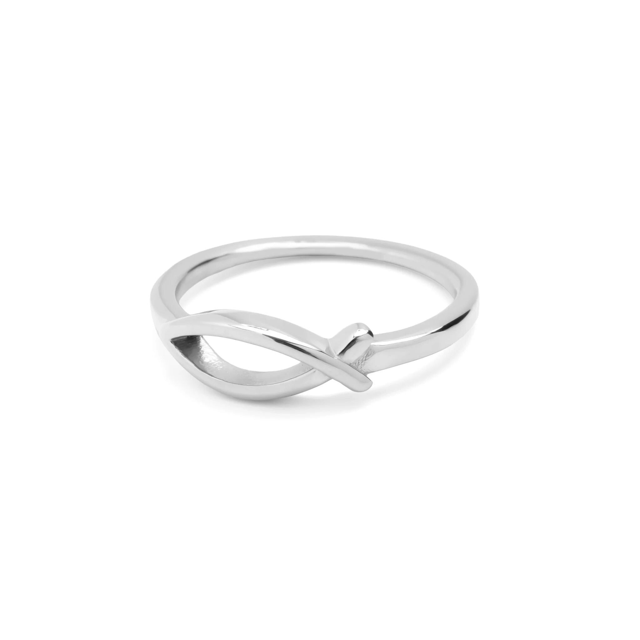 18K Gold PVD Stainless Steel Fish Stacking Ring