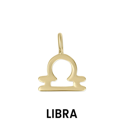 Permanent Jewelry 14K Solid Gold Zodiac Charms