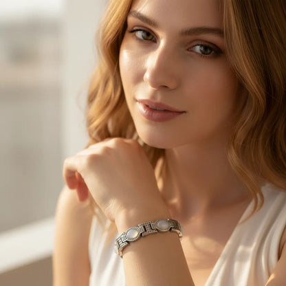 Stainless Steel Germanium Women's Magnetic Bracelet