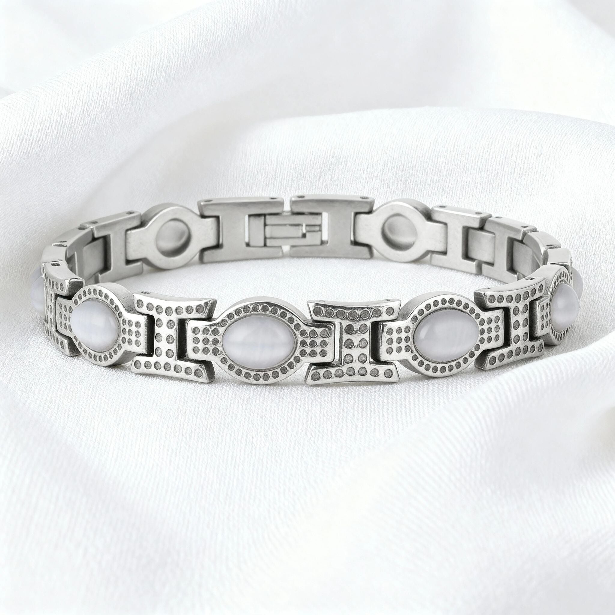 Stainless Steel Germanium Women's Magnetic Bracelet