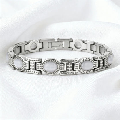 Stainless Steel Germanium Women's Magnetic Bracelet
