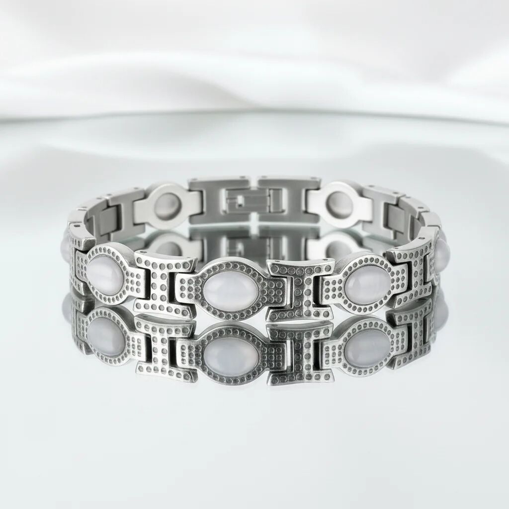 Stainless Steel Germanium Women's Magnetic Bracelet