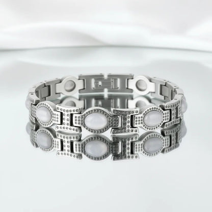 Stainless Steel Germanium Women's Magnetic Bracelet