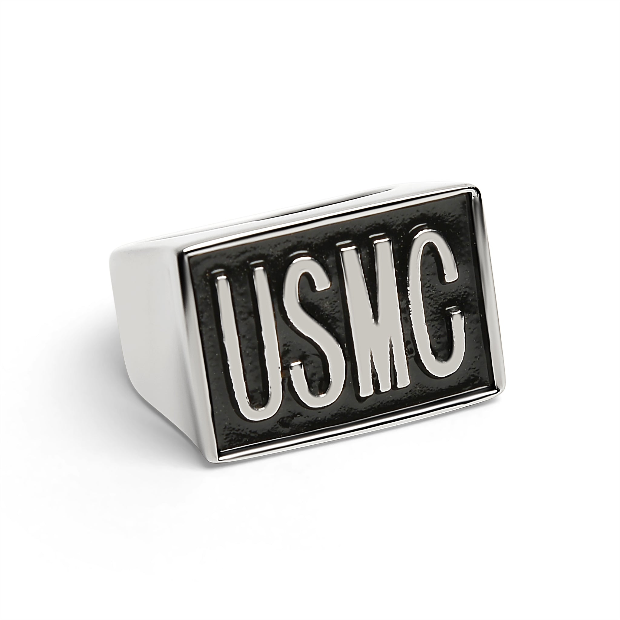 "USMC" Stainless Steel Women's Ring