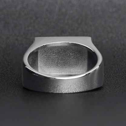 Stainless Steel "USMC" Signet Ring