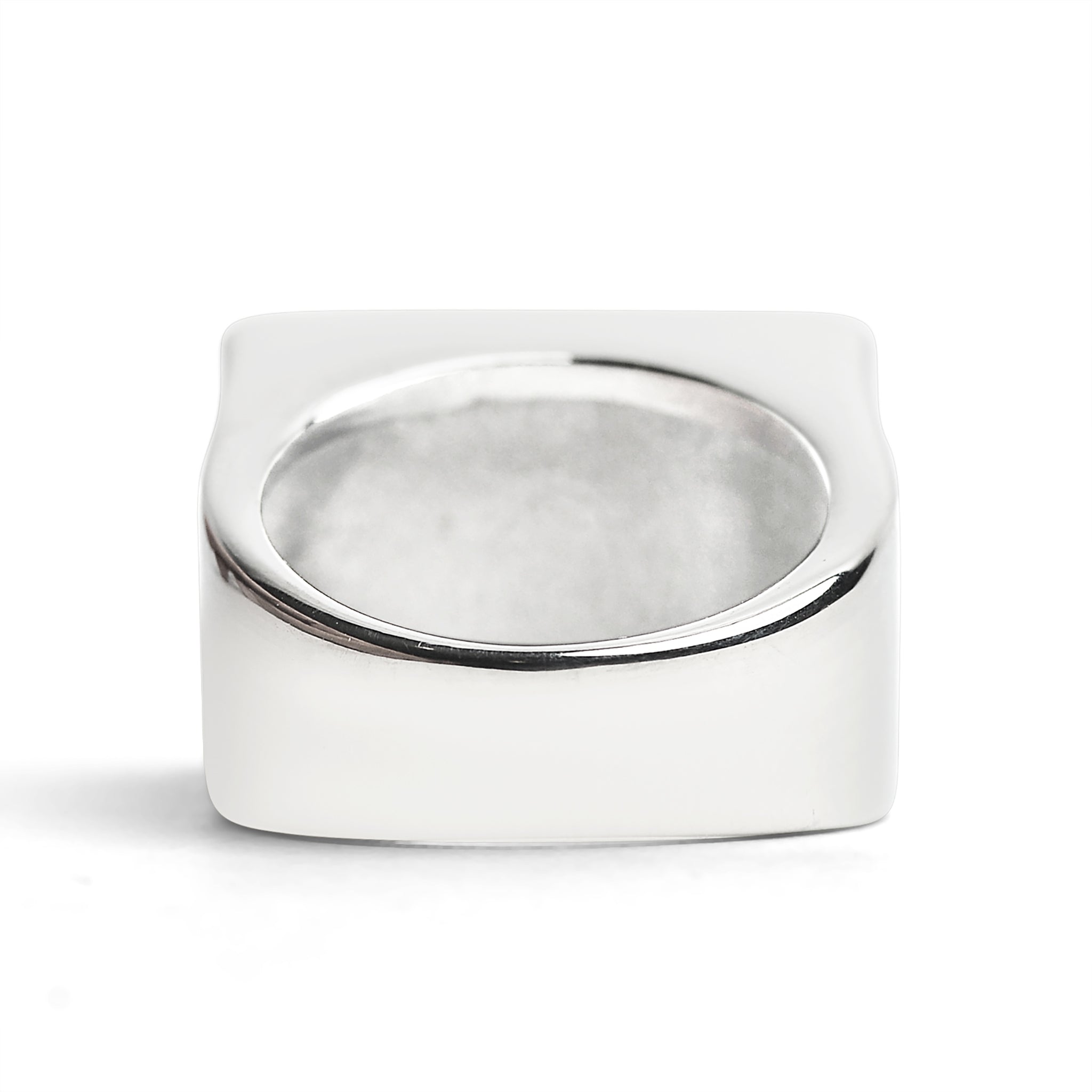 Stainless Steel United States "US" Insignia Signet Ring