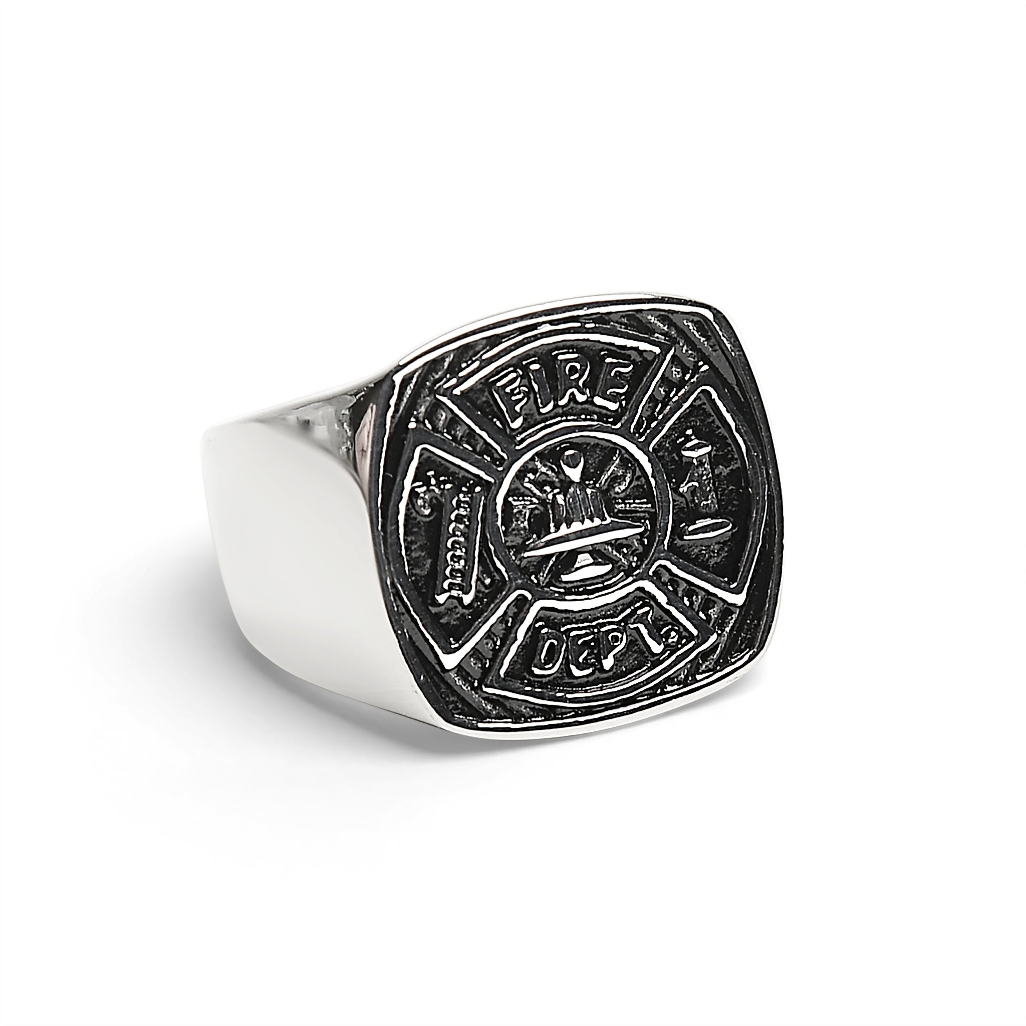 Fire Department Stainless Steel Ring