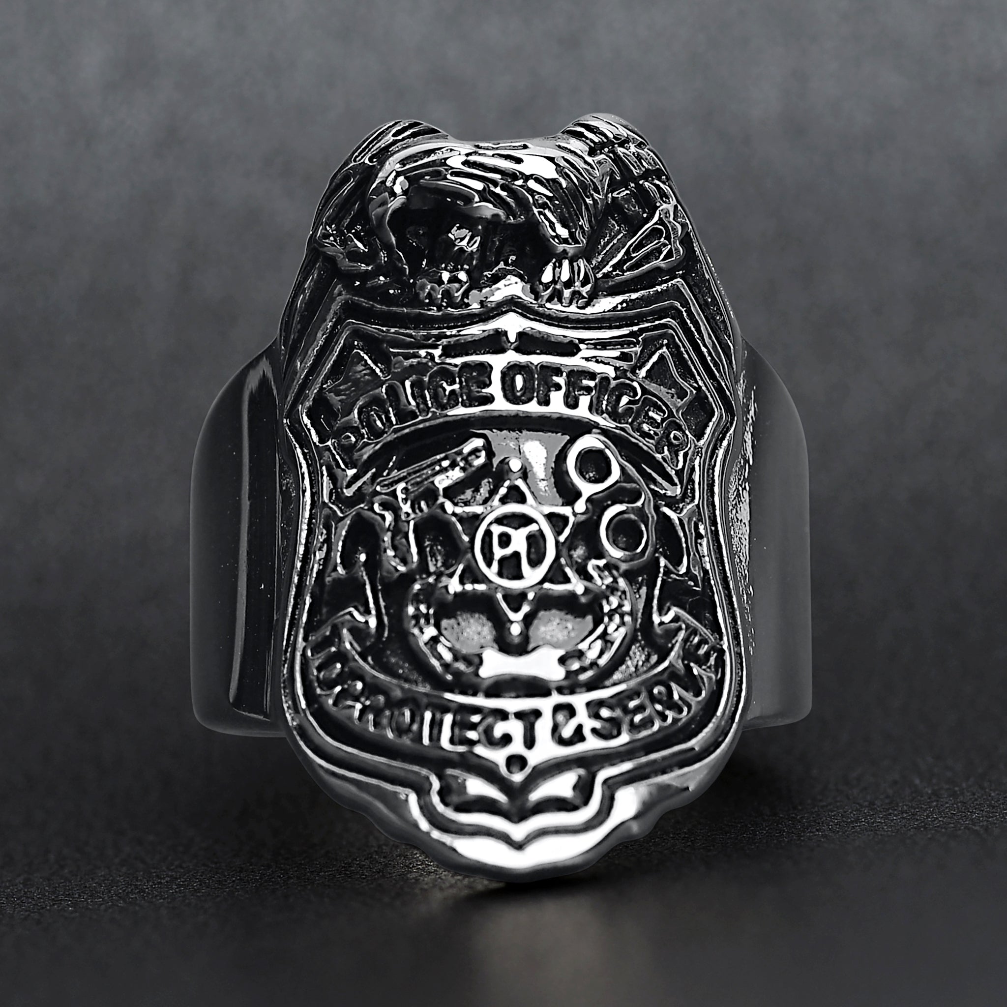 Police officer Stainless Steel Ring