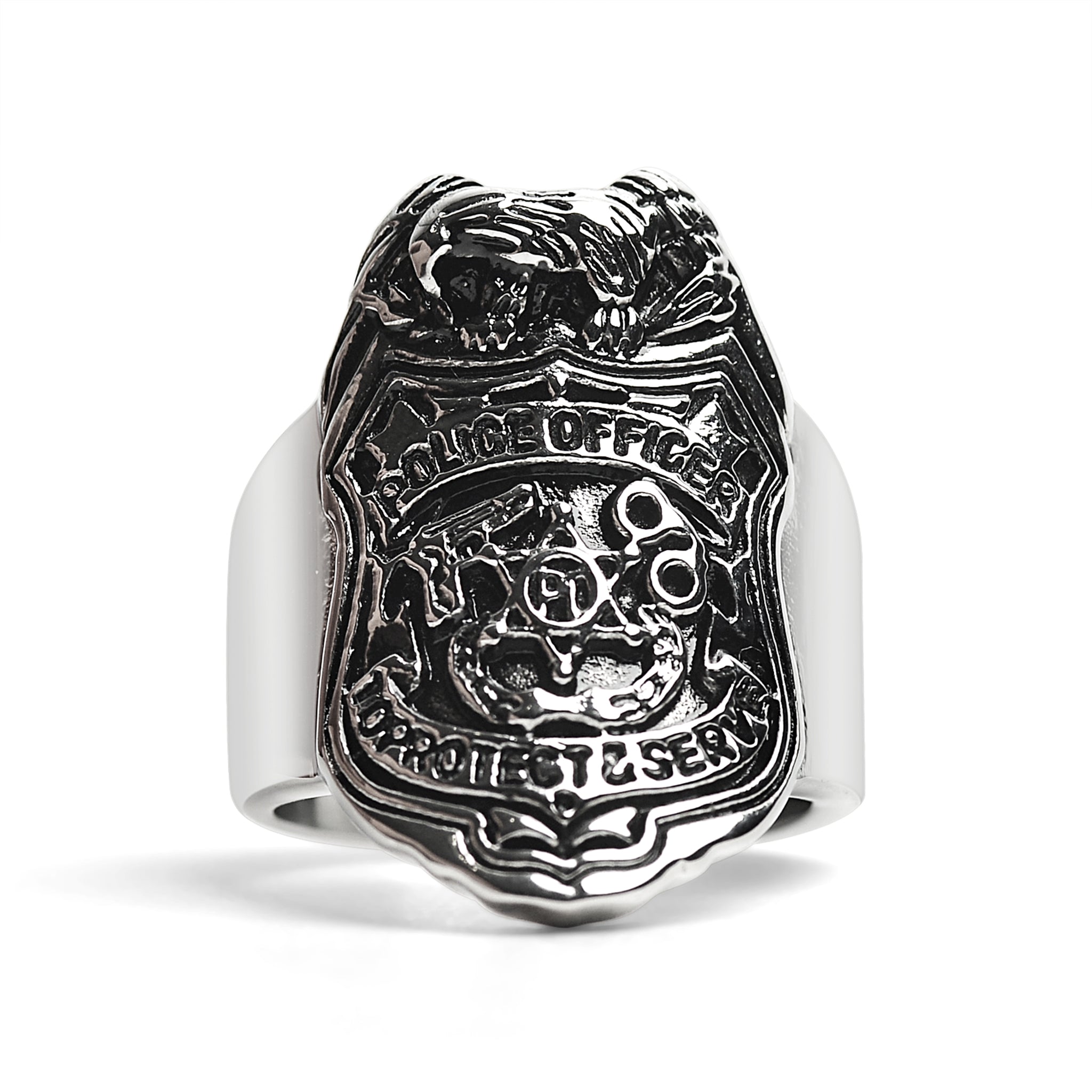 Police officer Stainless Steel Ring