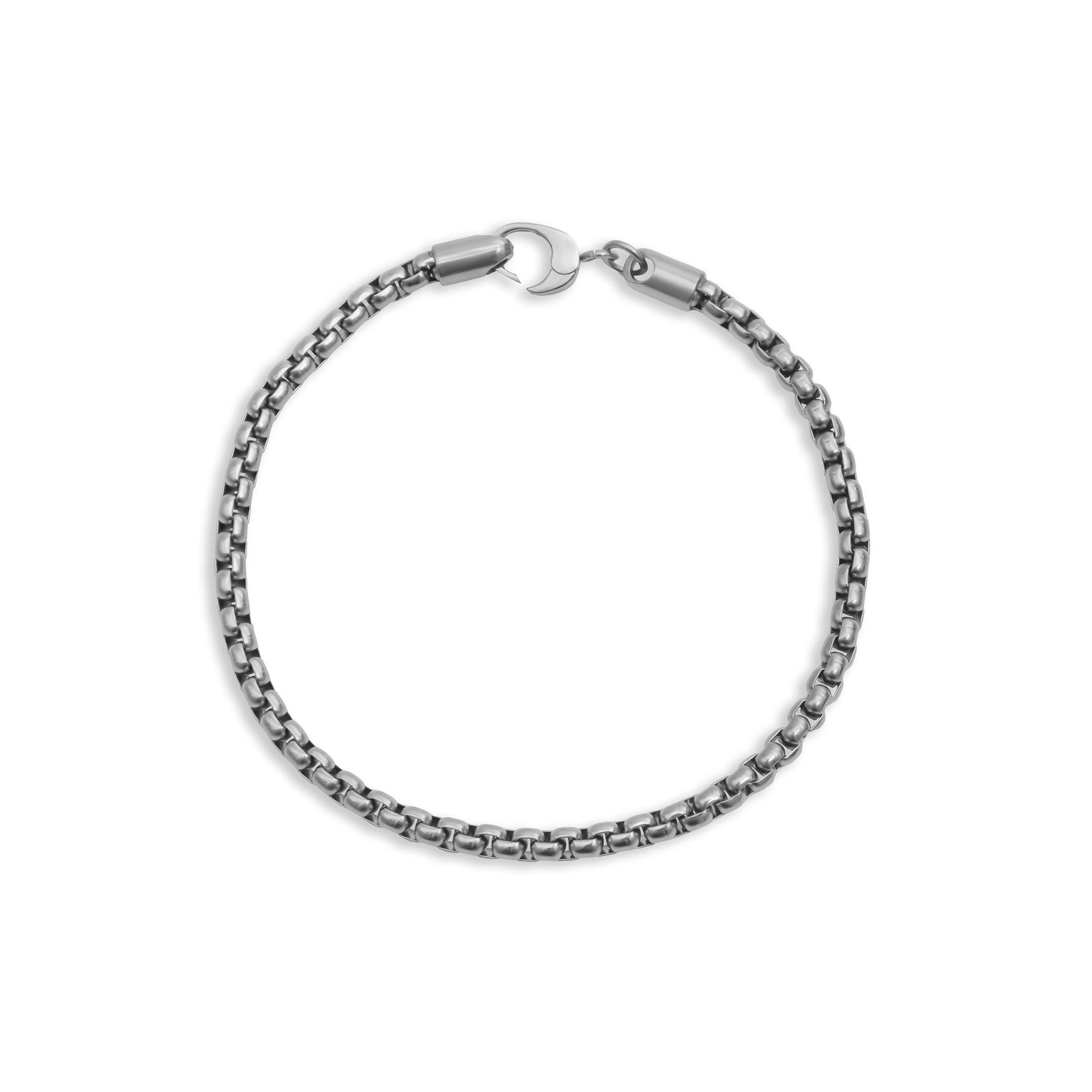 18K Gold PVD Stainless Steel Mens Chain Metal Clasp Bracelet