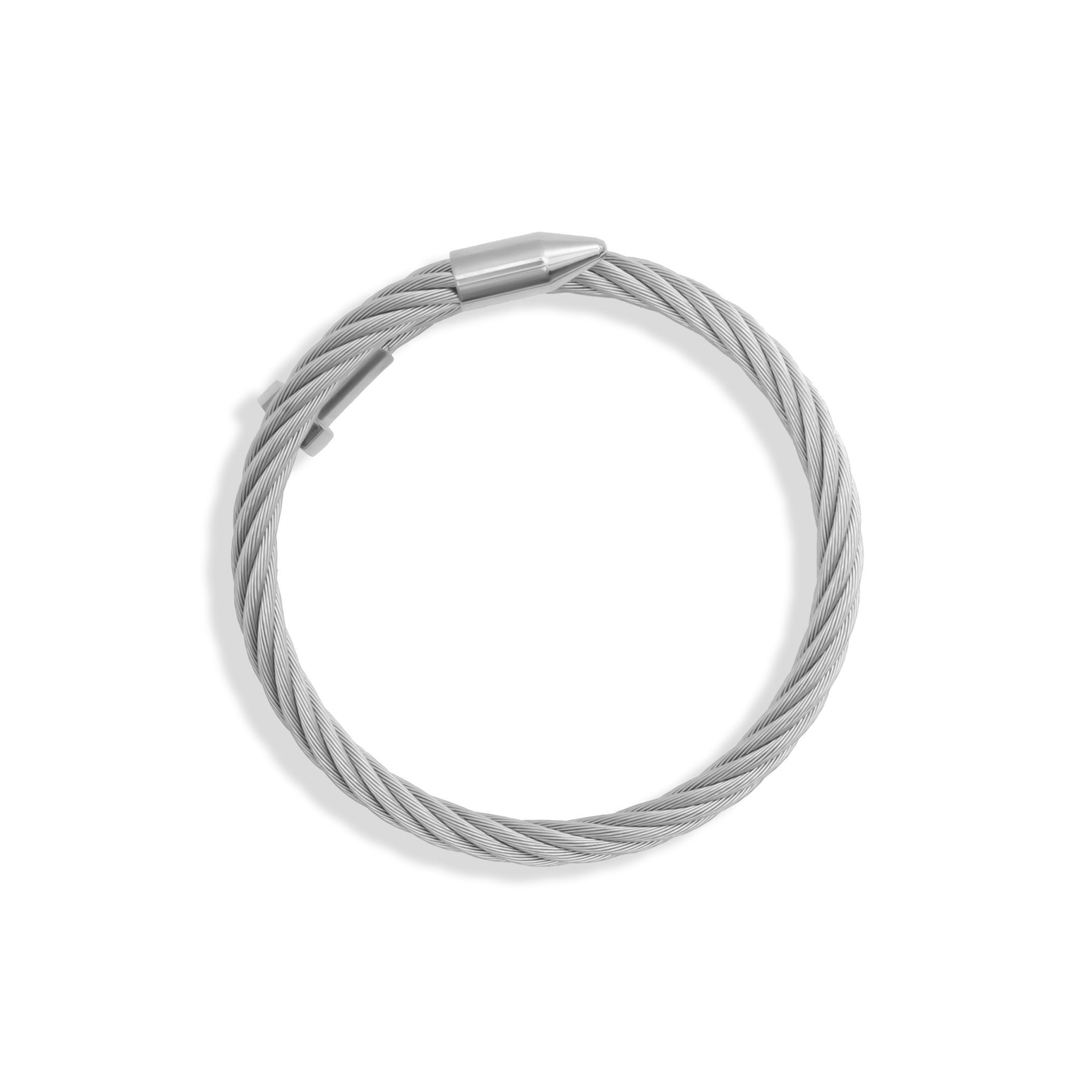18K Gold PVD Stainless Steel Mens Metal Nail Bracelet