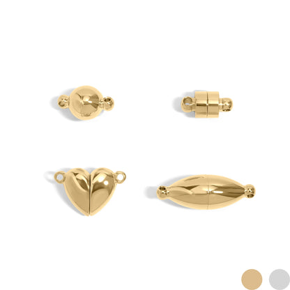 18K Gold PVD Stainless Steel Magnetic Clasp Variety Pack