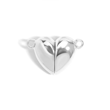 18K Gold PVD Stainless Steel Heart Magnetic Clasp