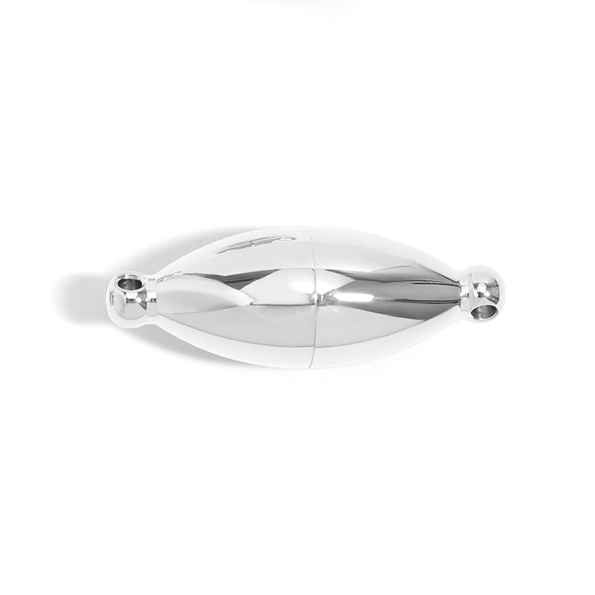 18K Gold PVD Stainless Steel Oval Magnetic Clasp