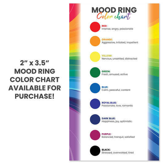 Mood Ring Color Chart