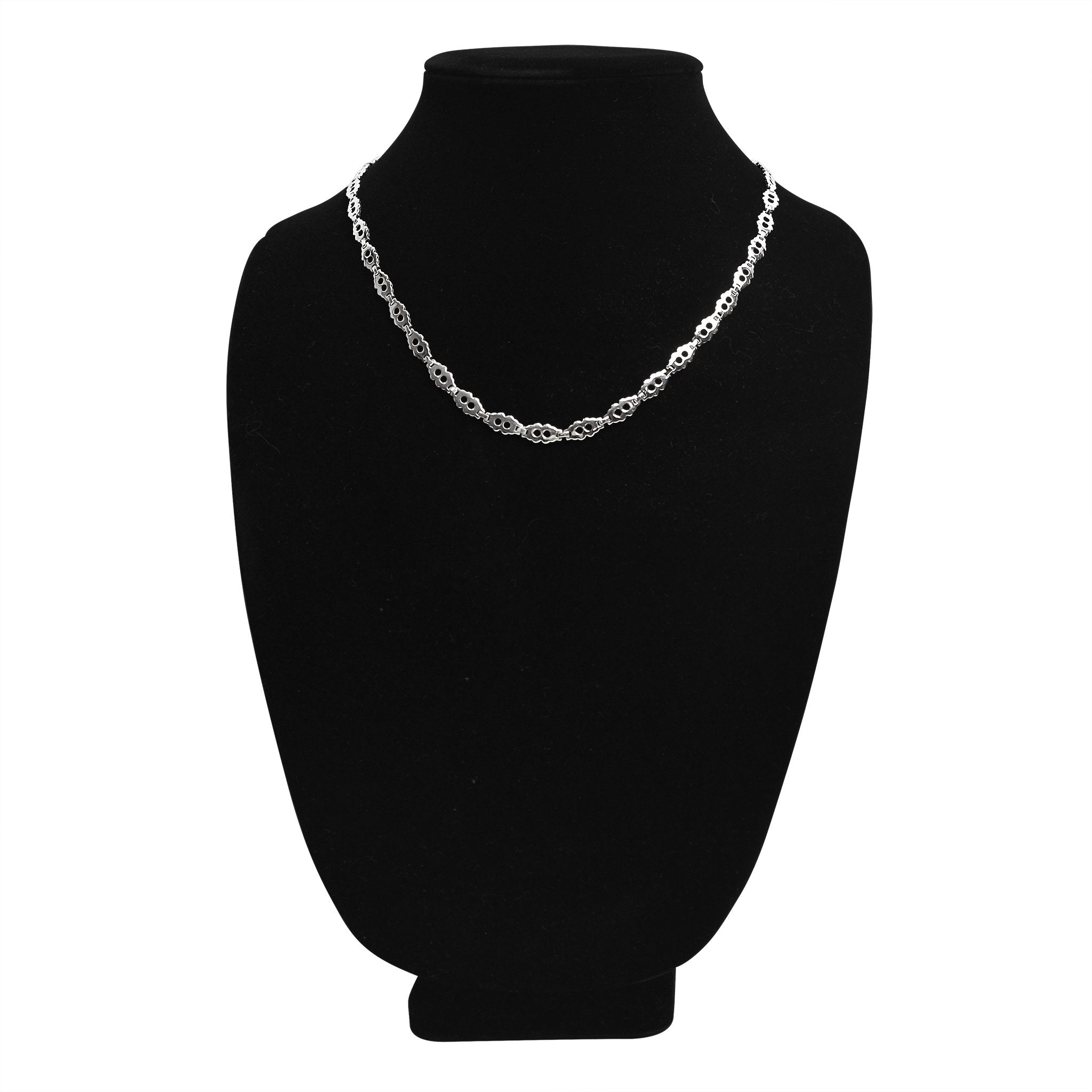 Stainless Steel Fancy Chain Necklace