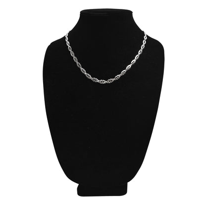 Stainless Steel Fancy Chain Necklace