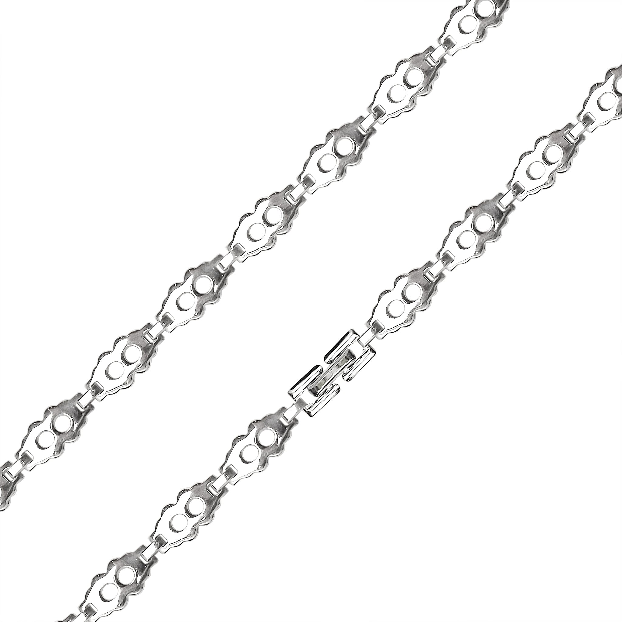 Stainless Steel Fancy Chain Necklace
