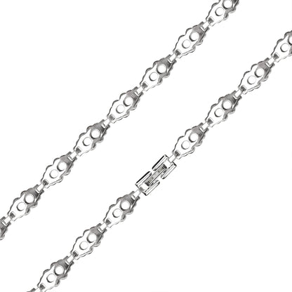 Stainless Steel Fancy Chain Necklace