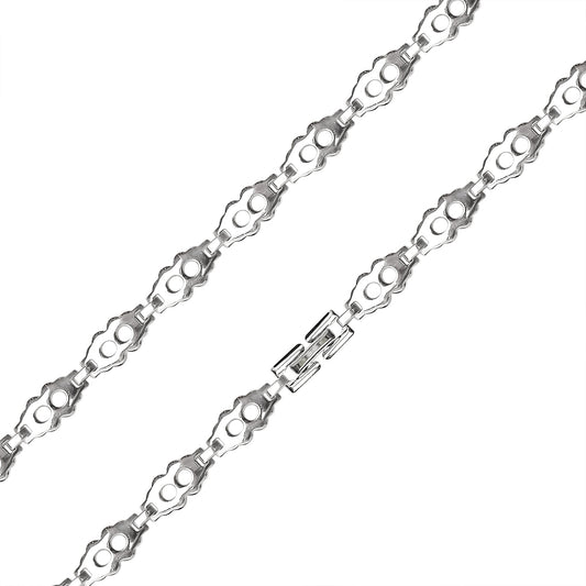 Stainless Steel Fancy Chain Necklace