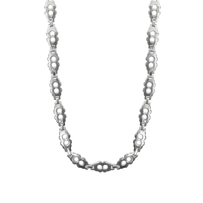 Stainless Steel Fancy Chain Necklace