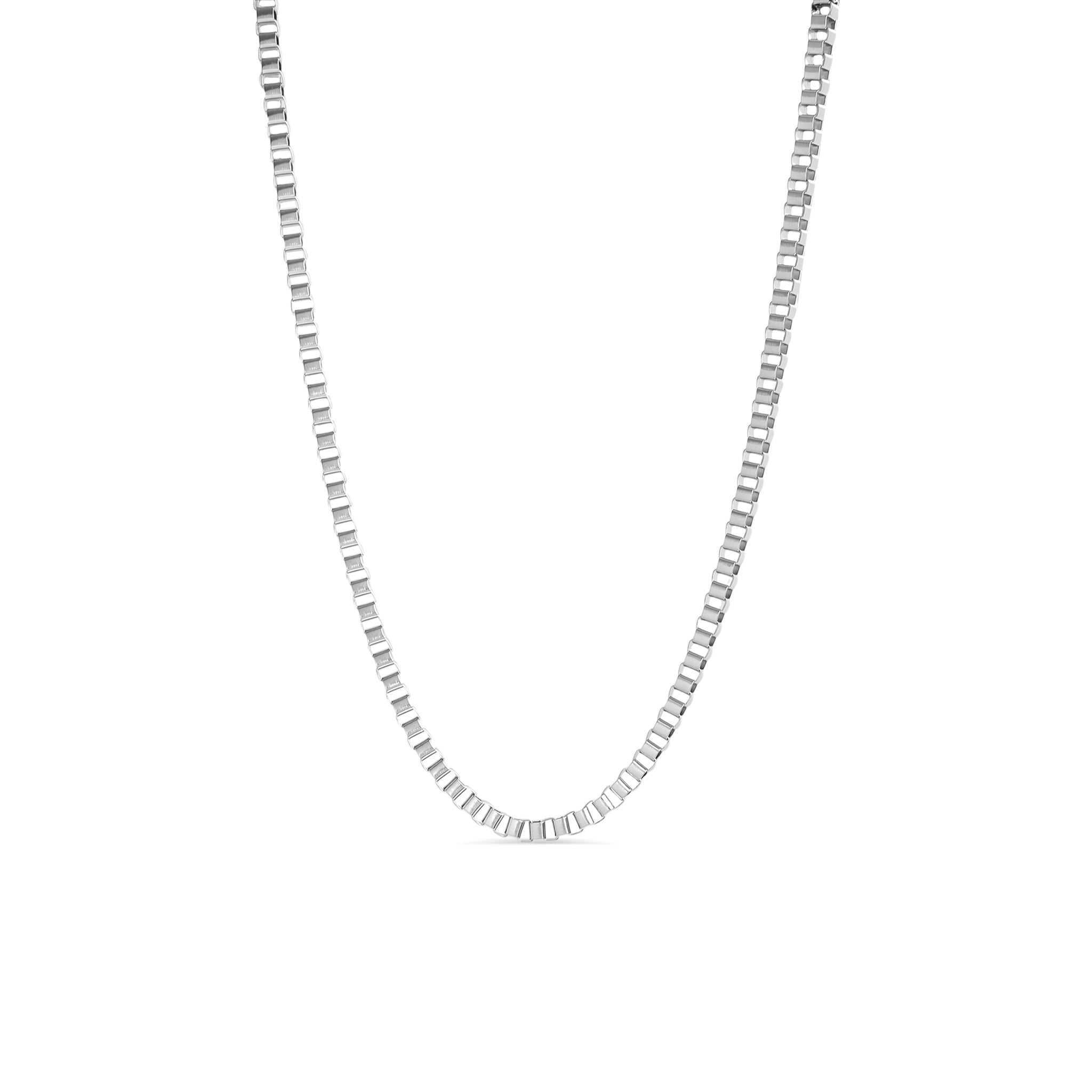 Stainless Steel Box Chain Necklace