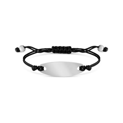 Engravable Oval ID Friendship Bracelet