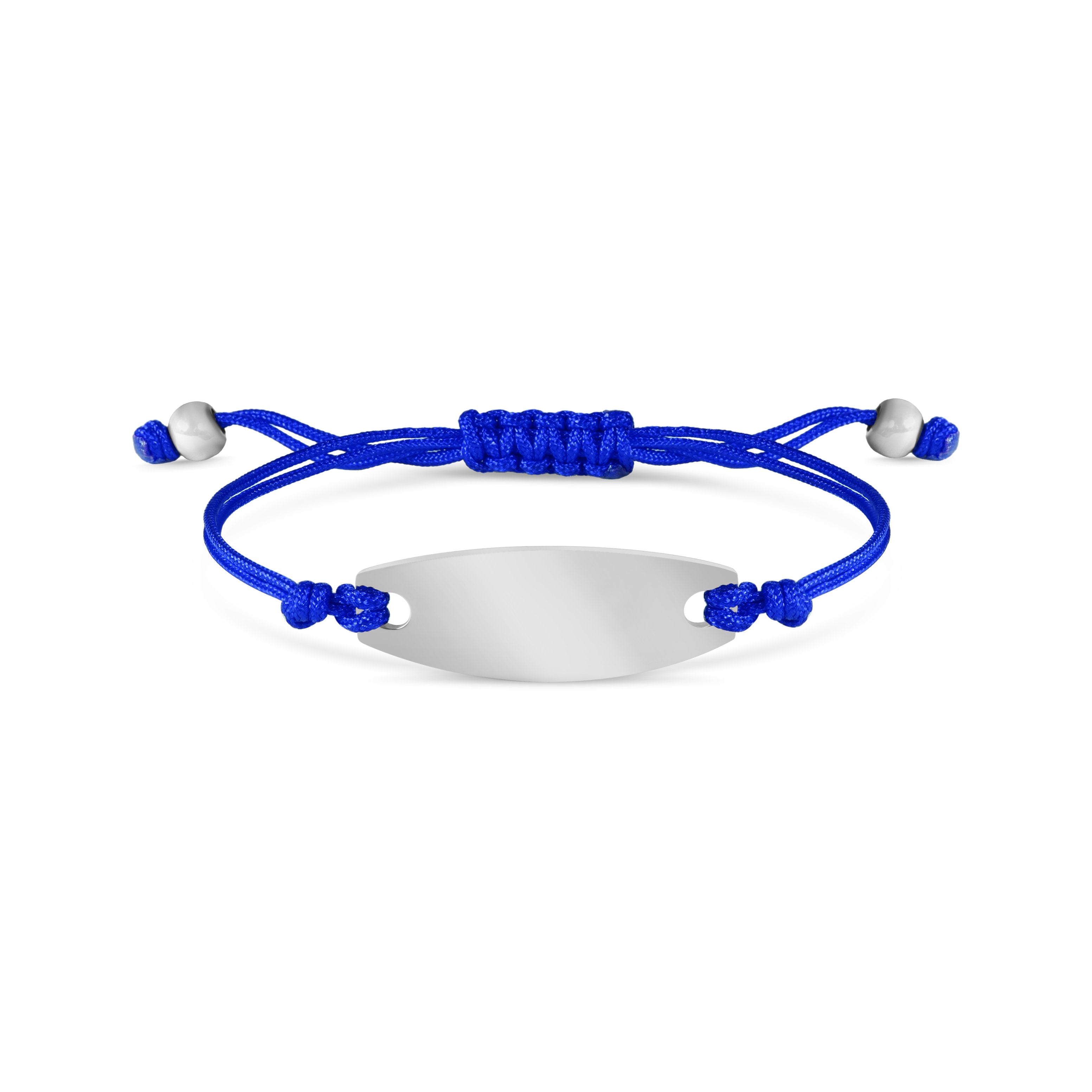 Engravable Oval ID Friendship Bracelet