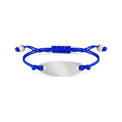 Engravable Oval ID Friendship Bracelet