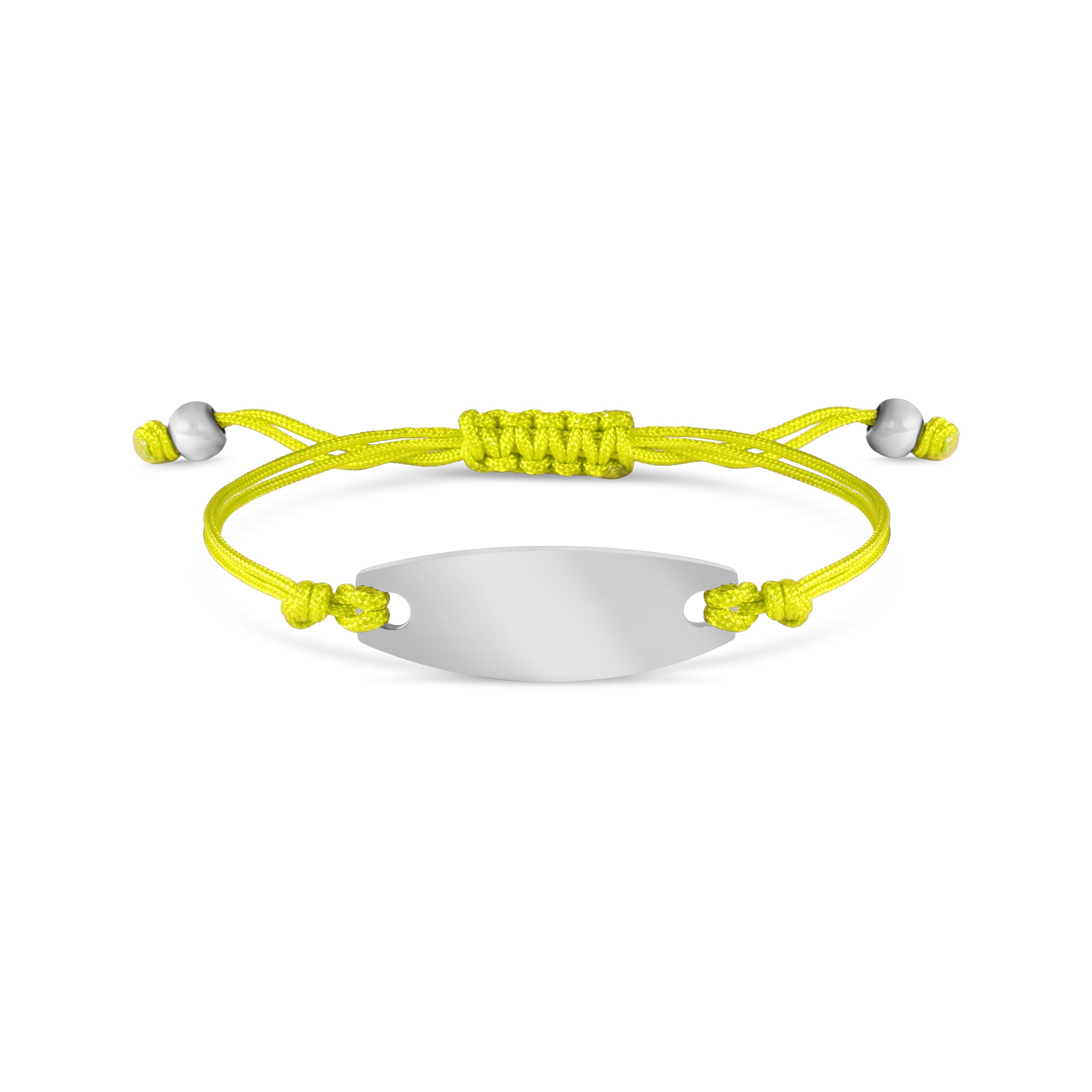 Engravable Oval ID Friendship Bracelet