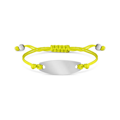 Engravable Oval ID Friendship Bracelet