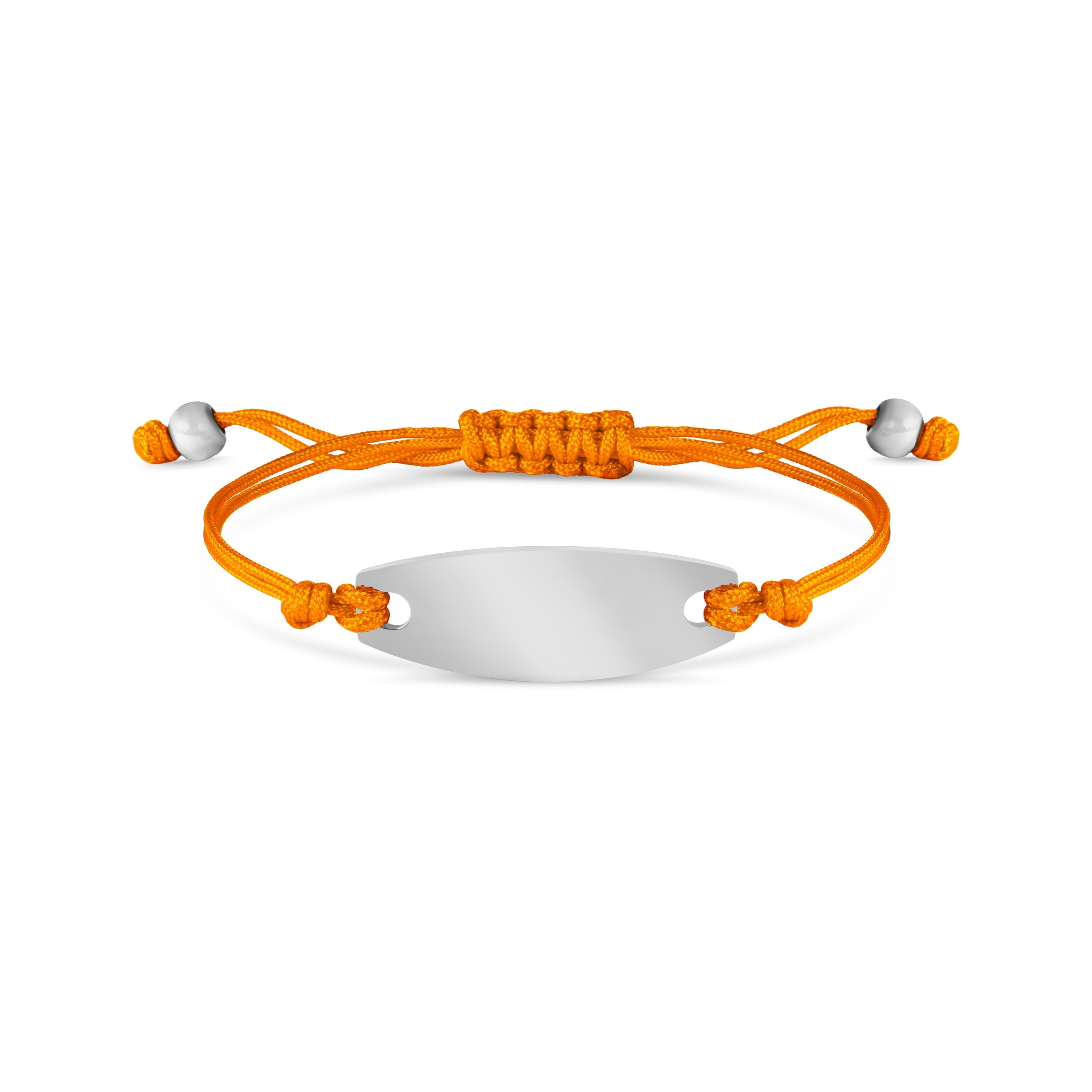 Engravable Oval ID Friendship Bracelet