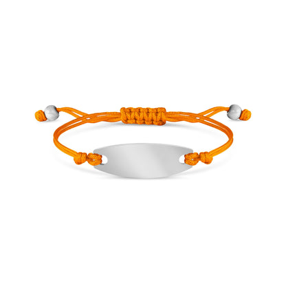 Engravable Oval ID Friendship Bracelet