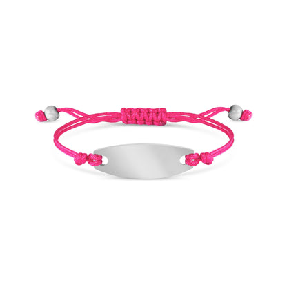 Engravable Oval ID Friendship Bracelet