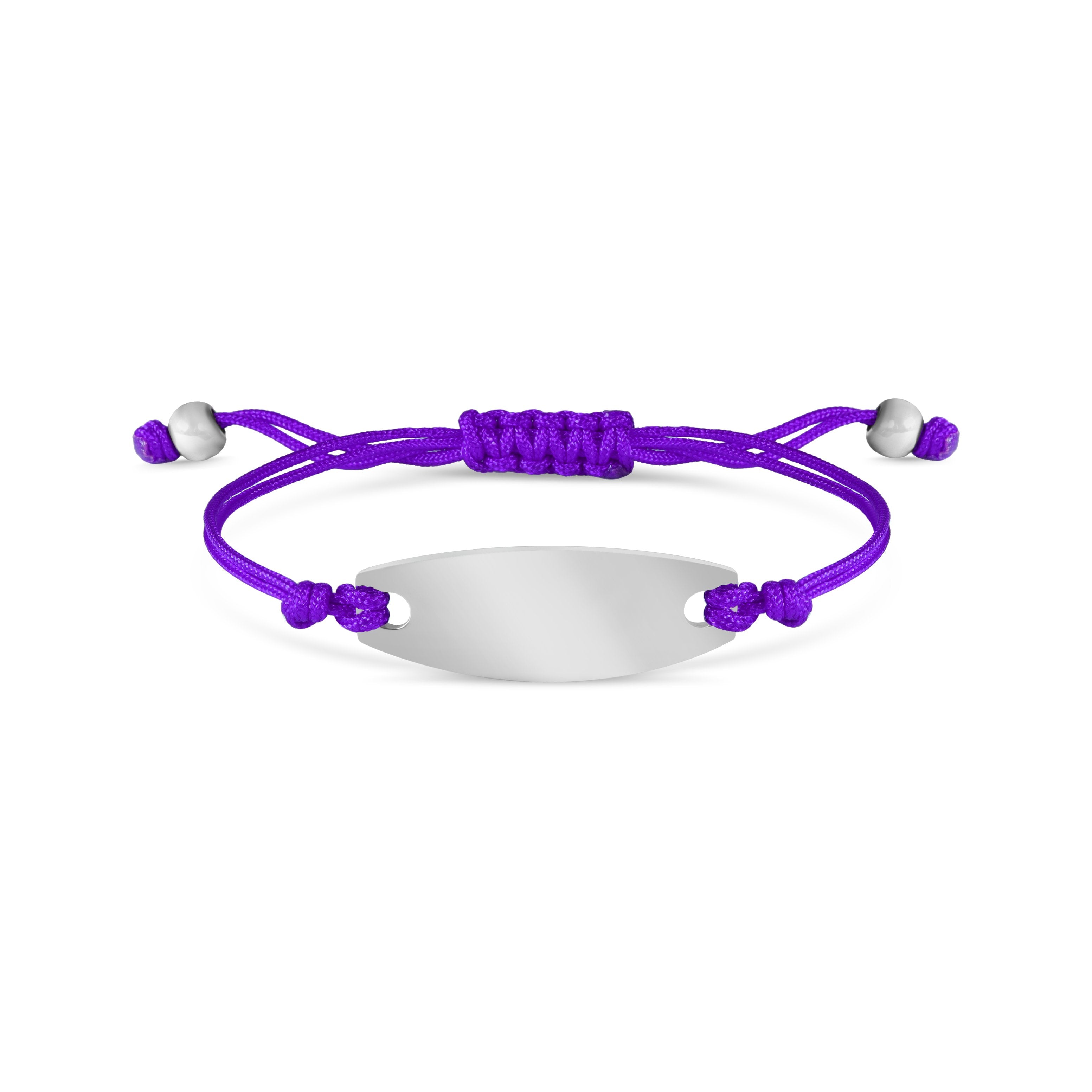 Engravable Oval ID Friendship Bracelet