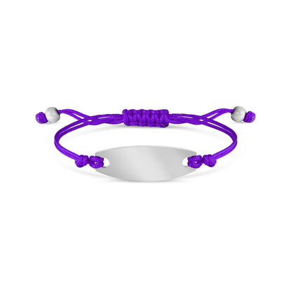 Engravable Oval ID Friendship Bracelet